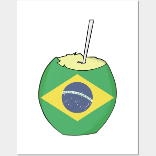 A Brazilian coconut Posters and Art